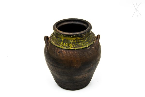 Vintage clay Pottery Moroccan vase berber Arabian Art Decor Table