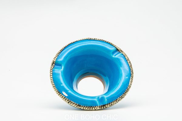 Moroccan ceramic Ashtray - Cigar Ashtray - handmade Ashtray - Vintage ceramic ashtray -Handmade Ceramic Ashtray - Moroccan decor