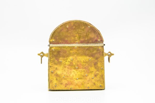 hand engraved moroccan vintage moroccan antique bone and metal jewelry box