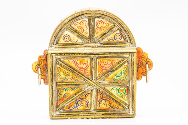 hand engraved moroccan vintage moroccan antique bone and metal jewelry box