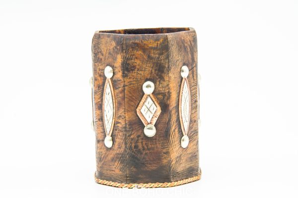 Moroccan Wood Pot - Very beautiful moroccan antique decor