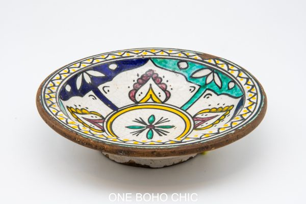 Moroccan Ceramic Bowl, Very beautiful moroccan antique decor
