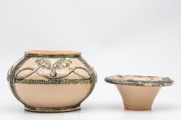 Moroccan ceramic Ashtray - Cigar Ashtray - handmade Ashtray - Vintage ceramic ashtray -Handmade Ceramic Ashtray - Moroccan decor