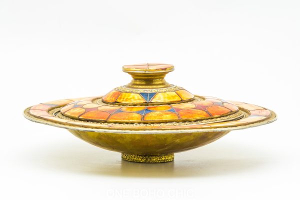 Very beautiful moroccan antique COPPER dinning set table decor