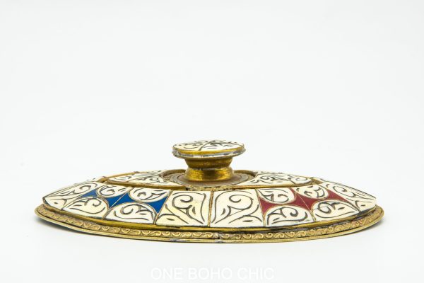 Very beautiful moroccan antique COPPER dinning set table decor