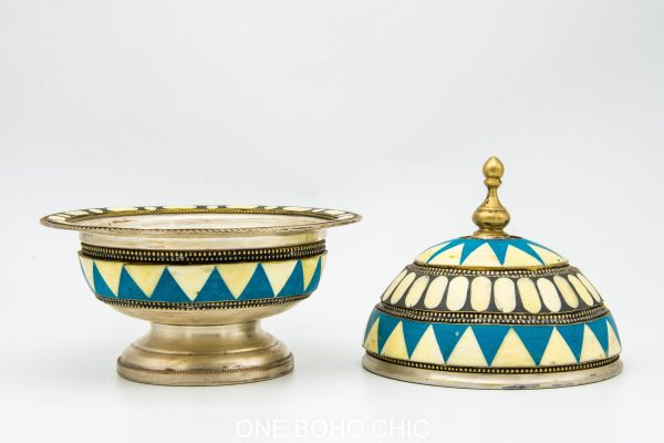 Very beautiful moroccan antique COPPER dinning set table decor