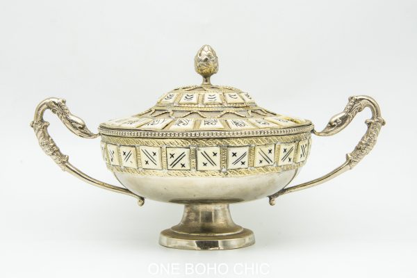 Antique moroccan Metal bowl - vintage copper bowl