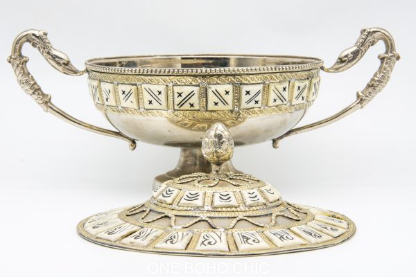 Antique moroccan Metal bowl - vintage copper bowl