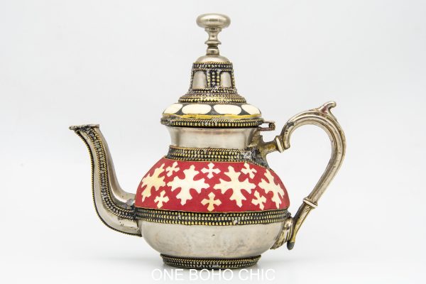VINTAGE Moroccan Copper Teapot, Antique Copper Teapot Morocco, Moroccan Handmade Teapot