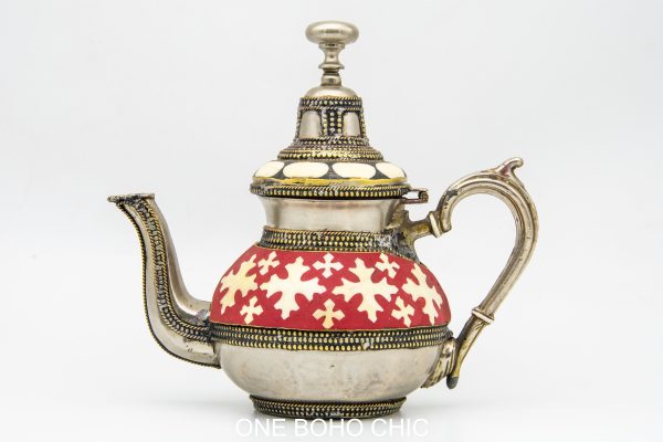 VINTAGE Moroccan Copper Teapot, Antique Copper Teapot Morocco, Moroccan Handmade Teapot