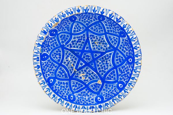 Moroccan Ceramic Bowl, Very beautiful moroccan antique decor