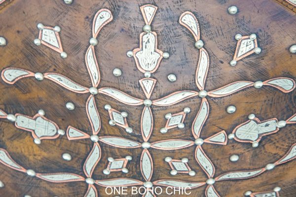 Moroccan Traditional Wooden Tray - Very beautiful moroccan antique decor