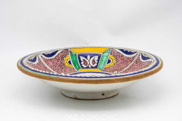 Moroccan Ceramic Bowl, Very beautiful moroccan antique decor