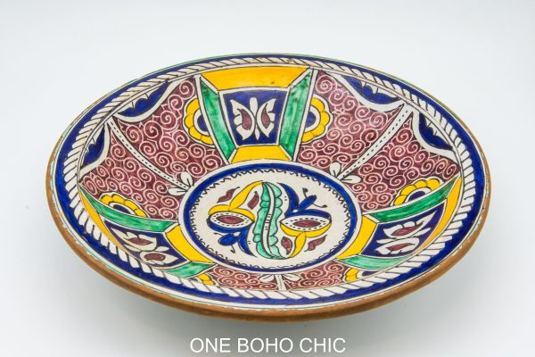 Moroccan Ceramic Bowl, Very beautiful moroccan antique decor