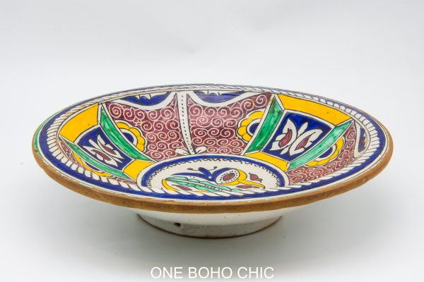 Moroccan Ceramic Bowl, Very beautiful moroccan antique decor