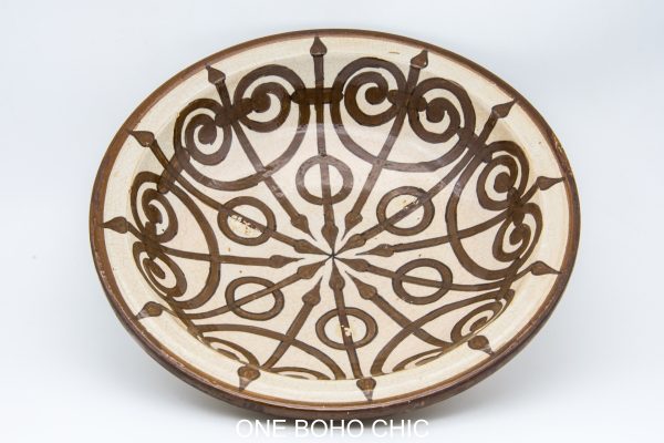 Moroccan Ceramic Bowl, Very beautiful moroccan antique decor