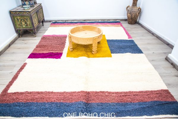 Abstract Moroccan rug,Nordic Geometric Rug, modern rug, tufted rug,dada rug, colorful rug