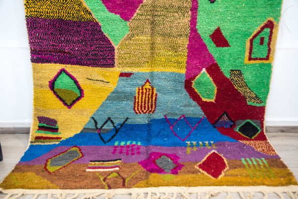 Moroccan rug,Tuft Rug, sheepskin rug,Nordic Geometric Rug, modern rug, tufted rug,dada rug, colorful rug