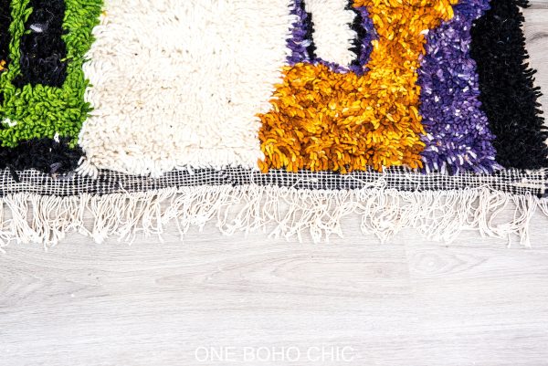 Colorful Moroccan rug,Tuft Rug, sheepskin rug,Nordic Geometric Rug, modern rug, tufted rug,dada rug
