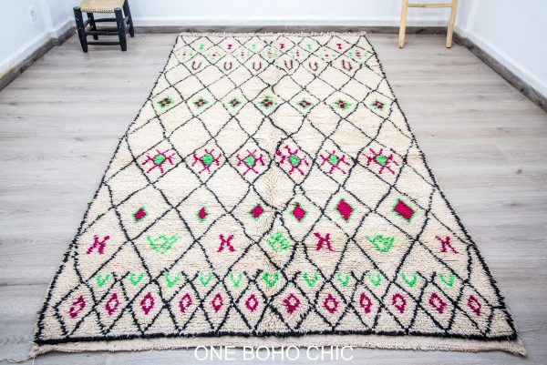 Beni Ourain Rug,Authentic Moroccan Rug,Hand Knotted Rug,Handmad Wool Rug,Berber Teppich,Vintage Berber Rug,Moroccan Teppich,Moroccan Carpet