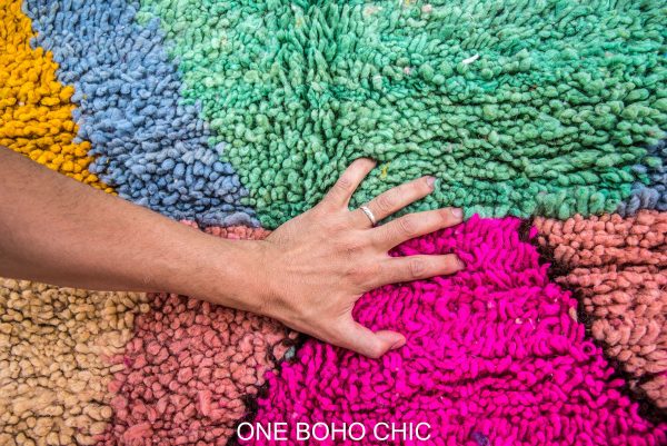 moroccan colorful rug,Tuft Rug, sheepskin rug,Nordic Geometric Rug, modern rug, tufted rug,dada rug