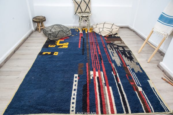 Colorful Moroccan rug,Tuft Rug, sheepskin rug,Nordic Geometric Rug, modern rug, tufted rug,dada rug
