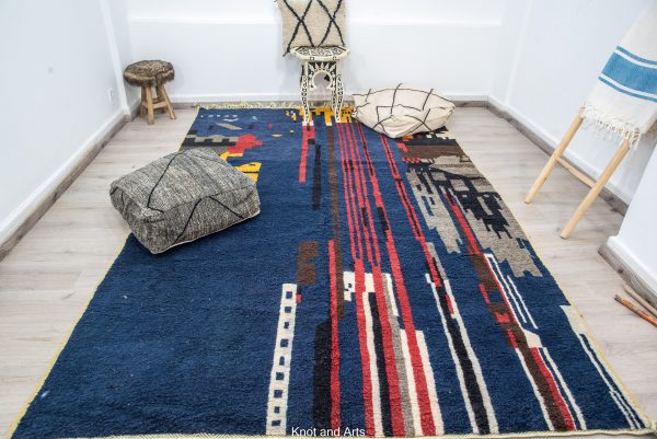 Colorful Moroccan rug,Tuft Rug, sheepskin rug,Nordic Geometric Rug, modern rug, tufted rug,dada rug