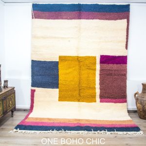Abstract Moroccan rug,Nordic Geometric Rug, modern rug, tufted rug,dada rug, colorful rug