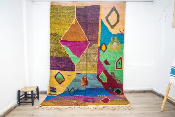 Moroccan rug,Tuft Rug, sheepskin rug,Nordic Geometric Rug, modern rug, tufted rug,dada rug, colorful rug