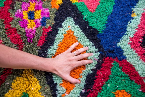 Colorful Moroccan rug,Tuft Rug, sheepskin rug,Nordic Geometric Rug, modern rug, tufted rug,dada rug