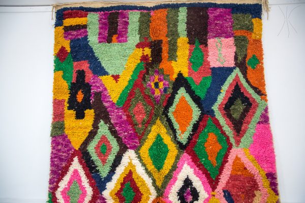 Colorful Moroccan rug,Tuft Rug, sheepskin rug,Nordic Geometric Rug, modern rug, tufted rug,dada rug