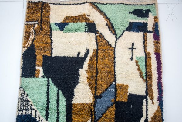 Colorful Moroccan rug,Tuft Rug, sheepskin rug,Nordic Geometric Rug, modern rug, tufted rug,dada rug