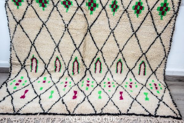 Beni Ourain Rug,Authentic Moroccan Rug,Hand Knotted Rug,Handmad Wool Rug,Berber Teppich,Vintage Berber Rug,Moroccan Teppich,Moroccan Carpet