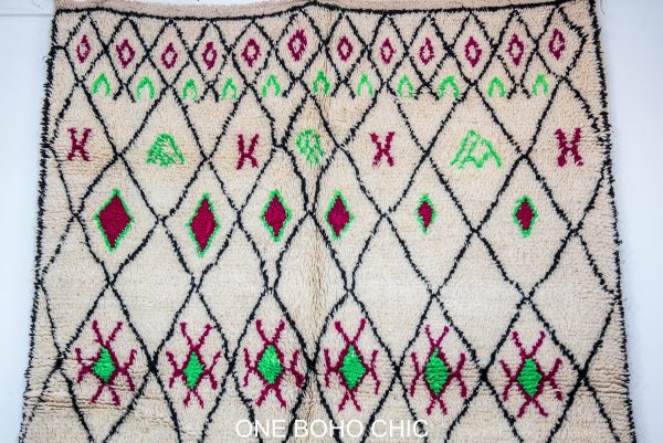 Beni Ourain Rug,Authentic Moroccan Rug,Hand Knotted Rug,Handmad Wool Rug,Berber Teppich,Vintage Berber Rug,Moroccan Teppich,Moroccan Carpet