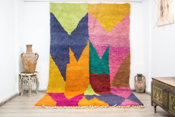 Azilal Rug,Authentic Moroccan Rug,Hand Knotted Rug,Handmad Wool Rug,Berber Teppich,Vintage Berber Rug,Moroccan Teppich,Moroccan Carpet