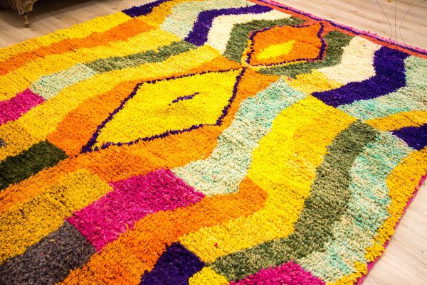 ANTIQUE BERBER RUG - Mrirt Wool Rug - Authentic large carpet - Wool Area Rug - Living Room Gift Special and rare Beni Mrirt 3*2M or 10*7 Ft