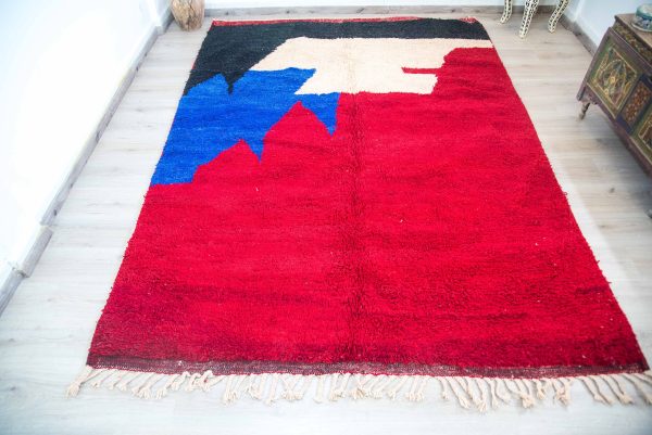 Colorful Moroccan rug,Tuft Rug, sheepskin rug,Nordic Geometric Rug, modern rug, tufted rug,dada rug