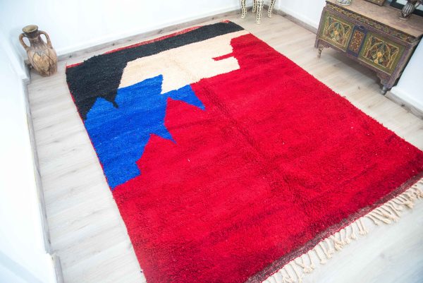 Colorful Moroccan rug,Tuft Rug, sheepskin rug,Nordic Geometric Rug, modern rug, tufted rug,dada rug