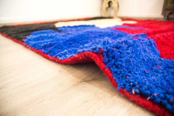 Colorful Moroccan rug,Tuft Rug, sheepskin rug,Nordic Geometric Rug, modern rug, tufted rug,dada rug
