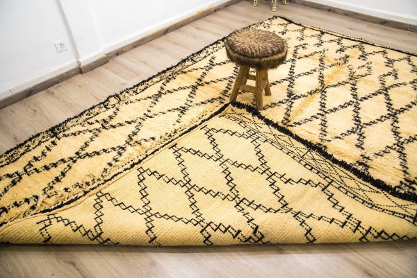 Beni Ourain Rug,Authentic Moroccan Rug,Hand Knotted Rug,Handmad Wool Rug,Berber Teppich,Vintage Berber Rug,Moroccan Teppich,Moroccan Carpet