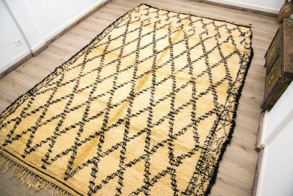 Beni Ourain Rug,Authentic Moroccan Rug,Hand Knotted Rug,Handmad Wool Rug,Berber Teppich,Vintage Berber Rug,Moroccan Teppich,Moroccan Carpet
