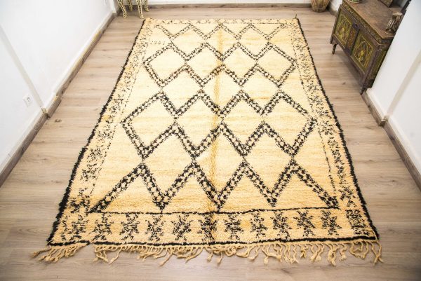 Beni Ourain Rug,Authentic Moroccan Rug,Hand Knotted Rug,Handmad Wool Rug,Berber Teppich,Vintage Berber Rug,Moroccan Teppich,Moroccan Carpet
