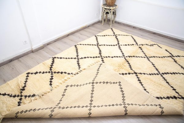 Morrocan ivory rug, Scandinavian Nordic Decor Inspired Rug Hand Woven Wool MOROCCO RUGS