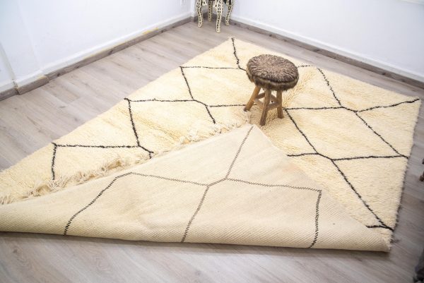 Beni Ourain Rug,Authentic Moroccan Rug,Hand Knotted Rug,Handmad Wool Rug,Berber Teppich,Vintage Berber Rug,Moroccan Teppich,Moroccan Carpet
