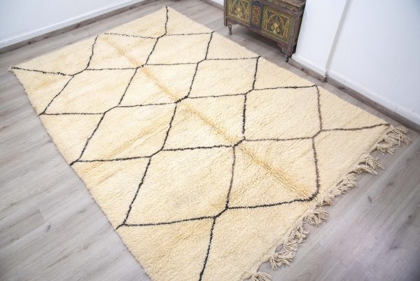 Beni Ourain Rug,Authentic Moroccan Rug,Hand Knotted Rug,Handmad Wool Rug,Berber Teppich,Vintage Berber Rug,Moroccan Teppich,Moroccan Carpet