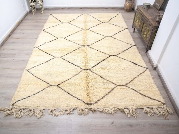 Beni Ourain Rug,Authentic Moroccan Rug,Hand Knotted Rug,Handmad Wool Rug,Berber Teppich,Vintage Berber Rug,Moroccan Teppich,Moroccan Carpet