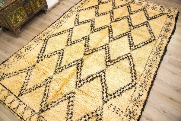 Beni Ourain Rug,Authentic Moroccan Rug,Hand Knotted Rug,Handmad Wool Rug,Berber Teppich,Vintage Berber Rug,Moroccan Teppich,Moroccan Carpet