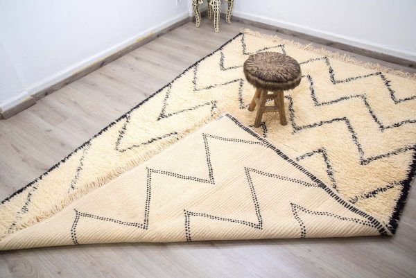 Large handwoven cream rug, bedroom rug, cotton carpet, living room rug, bohemian decor, area rug, kitchen rug, nursery rug, kids room rug.