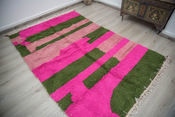 Azilal Rug, | CLEARANCE SALE | Hand Knotted Rug,Rainbow boho rug | berber rug, boho rug, Handmade Carpet, rainbow rug for living room