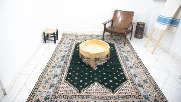 Berber Moroccan Vintage rug, Large Size Rug, Vintage Oushak RugWool Rug, Area RugAnatolian Rug